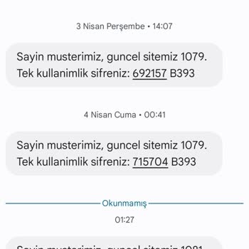 Haberim Olmadan Hesabım İçin Sürekli Kod Geliyor!