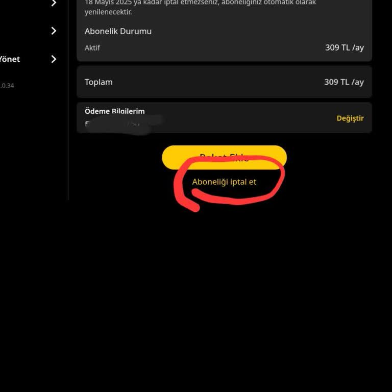 Üyelik İptalinde Karşılaşılan Teknik Sorun Ve Destek Talebi