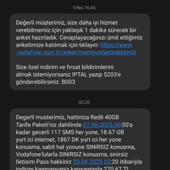 Taahhüt Bitmeden Paket Yenileme Sonrası Ekstra Ücret Talebi