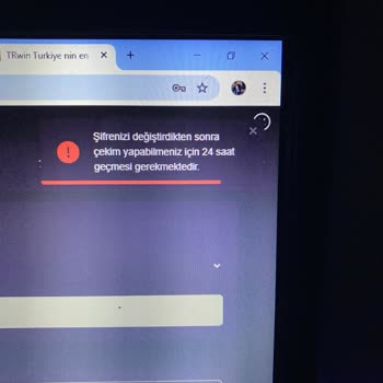 Şifre Sıfırlama Sonrası Çekim Engeli Ve Yetersiz Bilgilendirme