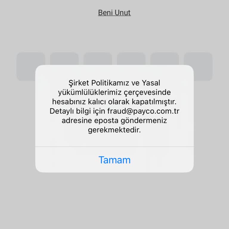 Hesabım Aniden Kapatıldı, Paramı Alamıyorum!