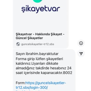 Şikayet Sonrası Tehdit İçerikli Mesajlar Aldım Site Güvenli Mi