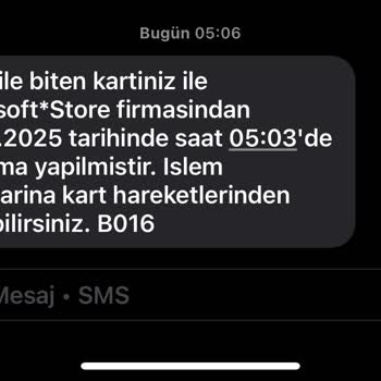 Hesabımdan İzinsiz Microsoft Harcaması Şok Etkisi Yarattı