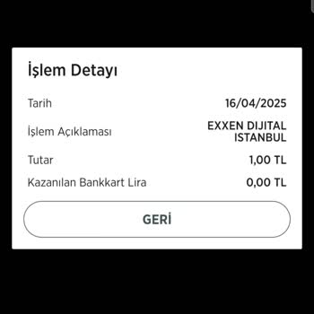 Exxen Bilgim Dışında Kredi Kartımdan Para Çekiyor