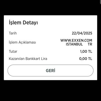 Exxen Bilgim Dışında Kredi Kartımdan Para Çekiyor