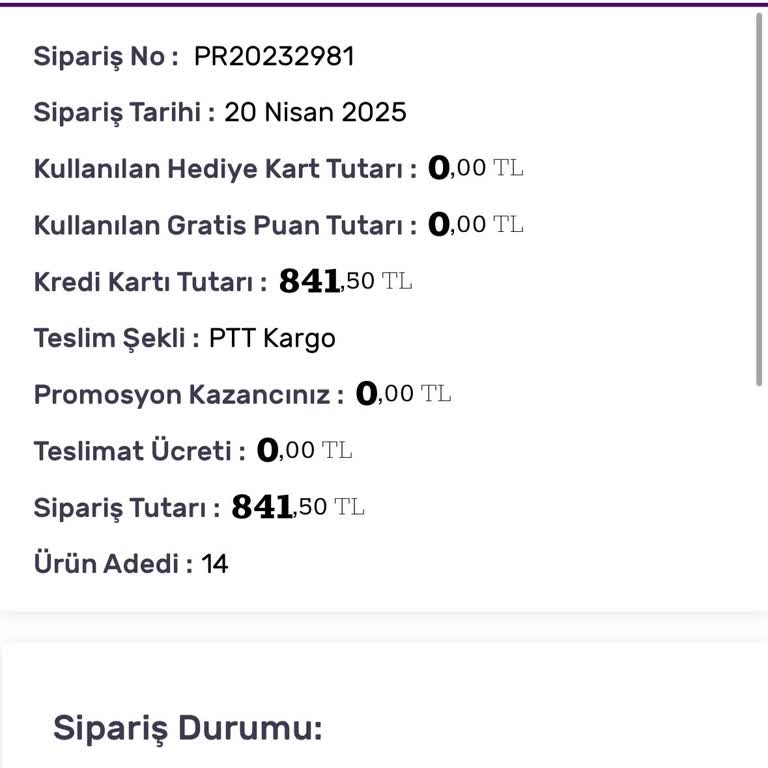 Siparişim Günlerdir Hazırlanamıyor Ve Bilgilendirme Yapılmıyor