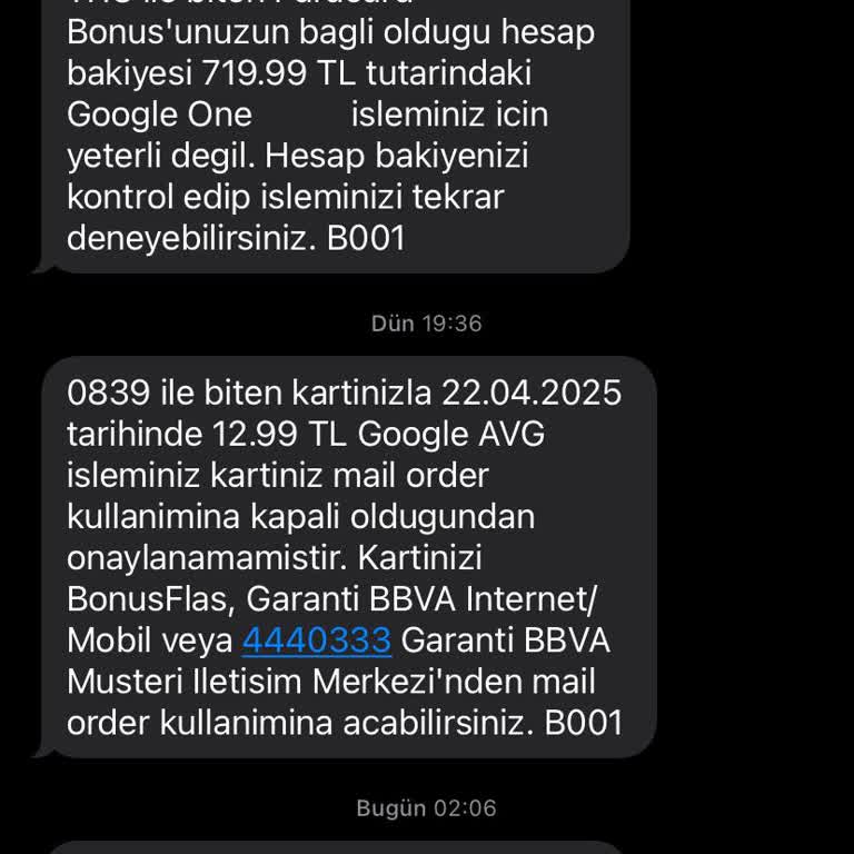 Sebepsiz Kart Limiti Uyarısı Ve Çözüm Bulamama
