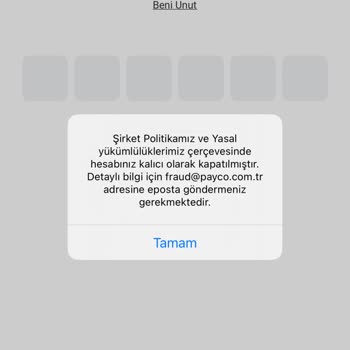 Hesabım Bildirimsiz Kapatıldı, Paramı Alamıyorum!