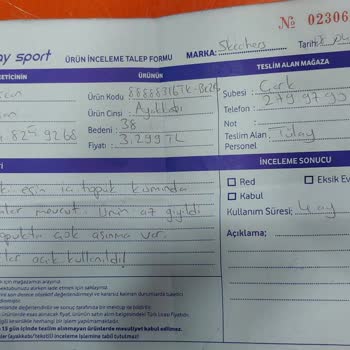 Skechers Ayakkabımın Hızlı Aşınması Ve Garanti Sürecindeki Haksızlık