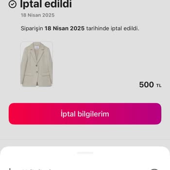 İptal Edilen Ürünün Para İadesi Yapılmadı