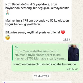 Ahel Tasarım'da İade Ve Beden Bilgisi Sorunları, Kalitesiz Dikiş Ve Müşteri Memnuniyetsizliği