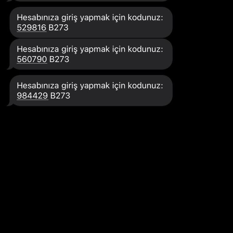 Onytek'ten Bilgim Dışında Sürekli Onay Kodu SMS'i Alıyorum