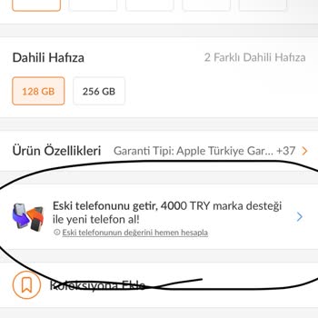 Telefon Satışında Kampanya Desteği Ve Fiyat Farkı Mağduriyeti