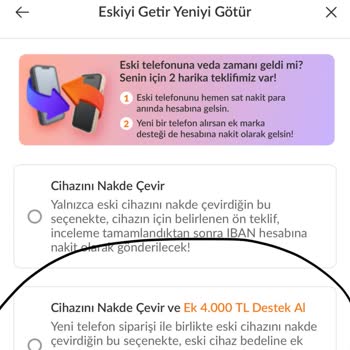 Telefon Satışında Kampanya Desteği Ve Fiyat Farkı Mağduriyeti