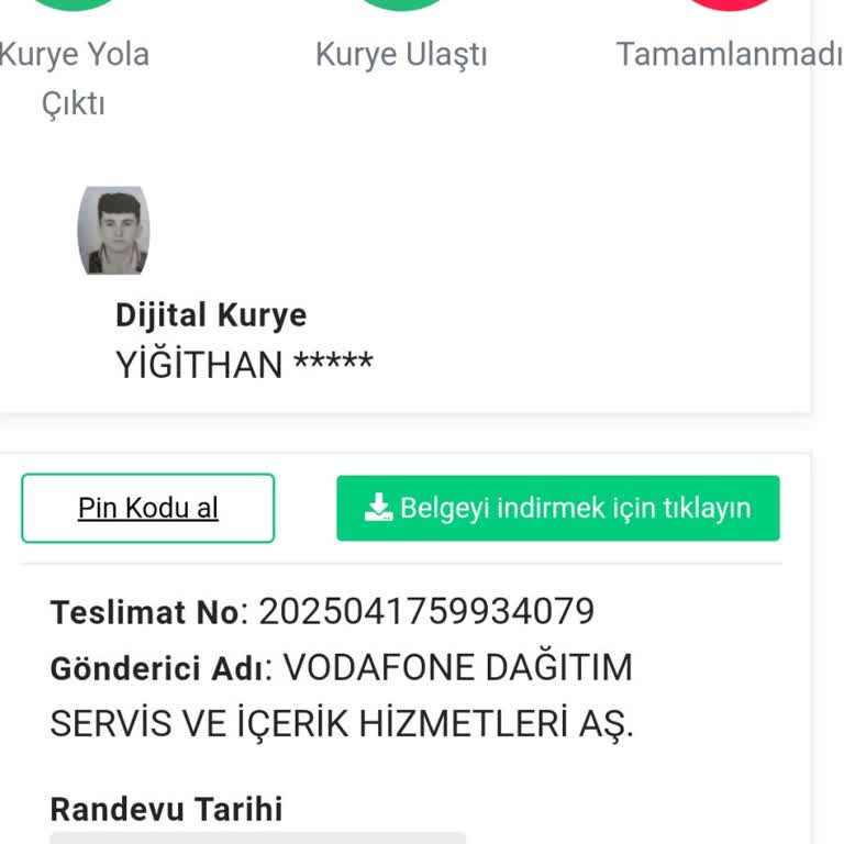Dijital Kurye Hizmetinde Gecikme Ve İletişim Sorunu
