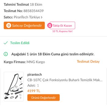 Bir Ayda Kırılan Ürüne Ulaşılmaz Servis Ve Yedek Parça Sorunu