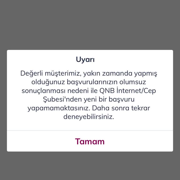 Kredi Başvurusu Reddi Ve Kampanya Kriterlerinin Belirsizliği