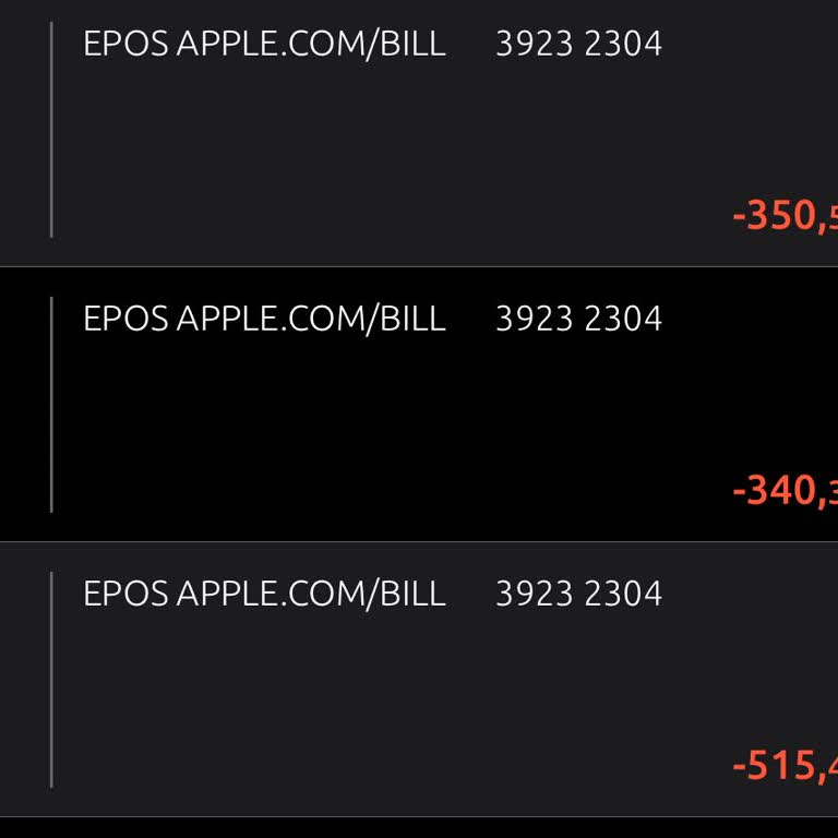 Apple.com/bill Üzerinden İzinsiz Üç Kez Para Çekildi