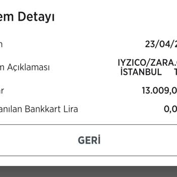 Gece Saatlerinde İzinsiz Zara Harcaması Ve Bildirim Eksikliği