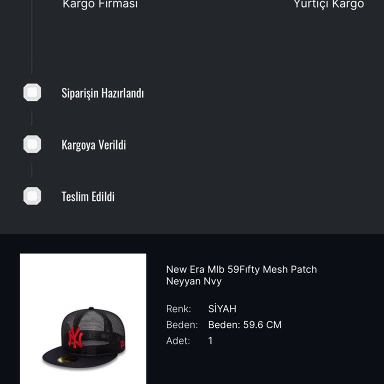 Siparişimin Kargoya Verilmemesi Ve Süreçteki Gecikme