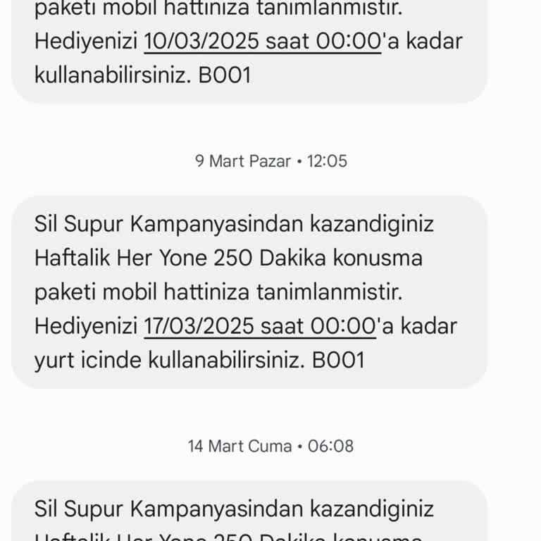 Sil Süpür Kampanyasında Sürekli Dakika Verilmesinden Şikayetçiyim