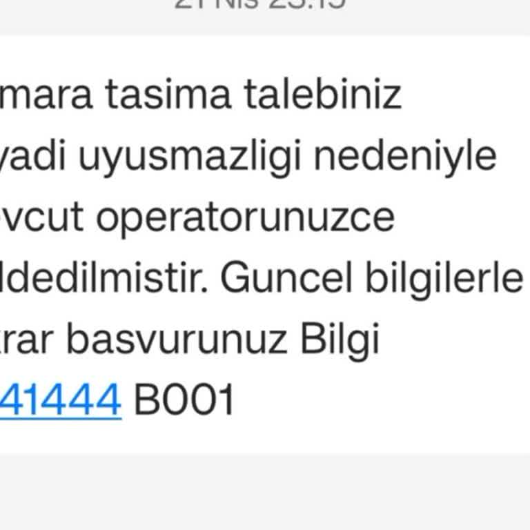 Türk Telekom Hat Taşıma Sonrası Soy İsim Sorunu Ve Hat Teslim Edilemiyor