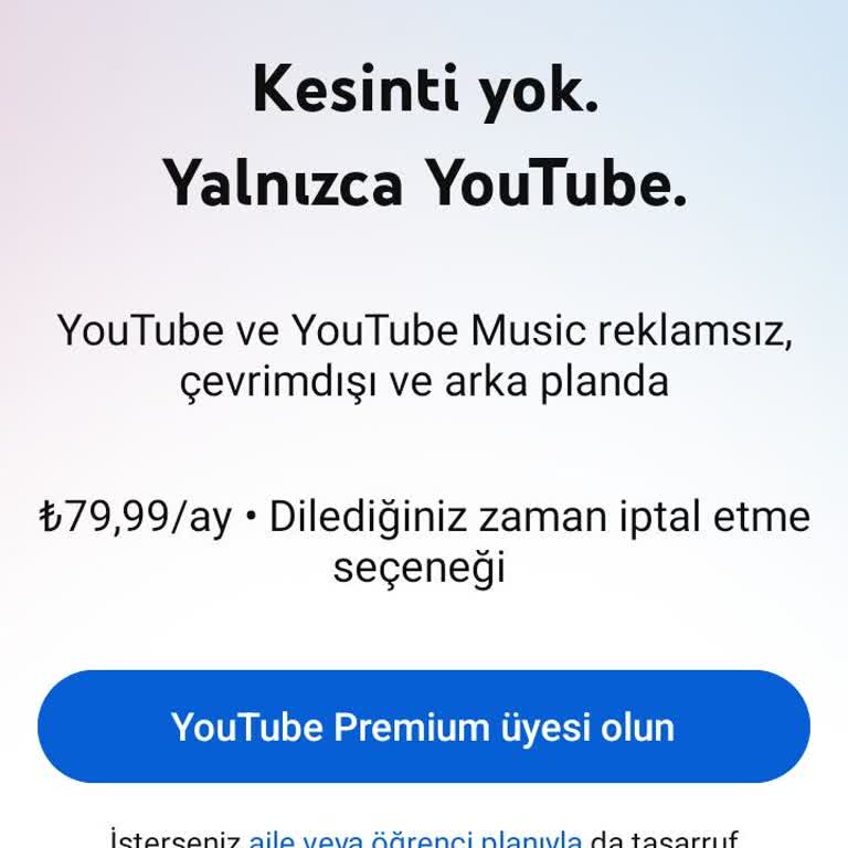 Turkcell Biz+ Ücretsiz YouTube Premium Kampanyası Çalışmıyor