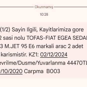 Hasar Kaydım Yanlış Girildi, Mağduriyet Yaşıyorum