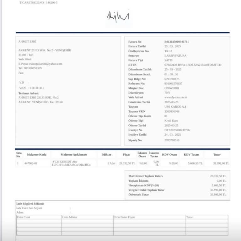 Yedi Günde Deforme Olan Süpürgeye İade Reddi
