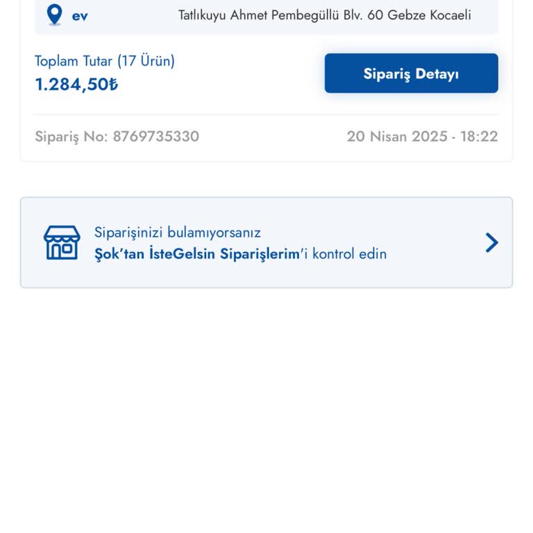 Siparişim Günlerdir Hazırlanmadı Ve İptal Edilmiyor