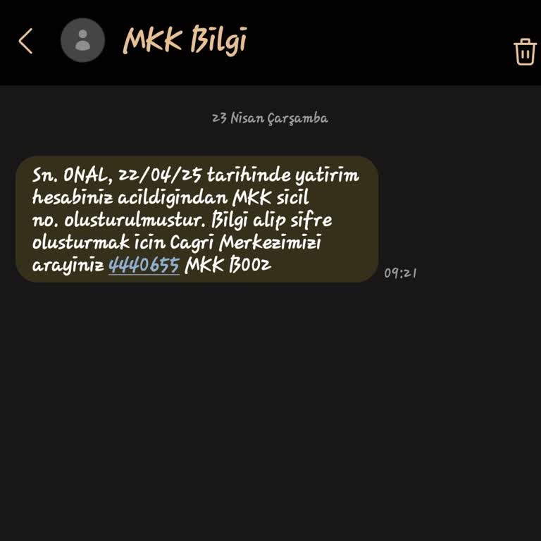 Onayım Olmadan Açılan Yatırım Hesabının İptalini Talep Ediyorum