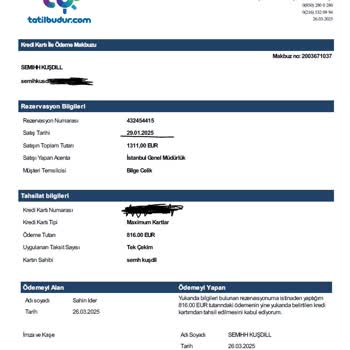 İptal Edilen Tur Yerine Eksik Ve Değersiz Alternatif Sunulması, Haksız Fiyatlandırma Ve Zorunlu Kabul Baskısı