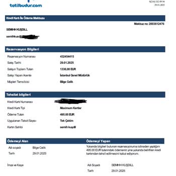 İptal Edilen Tur Yerine Eksik Ve Değersiz Alternatif Sunulması, Haksız Fiyatlandırma Ve Zorunlu Kabul Baskısı