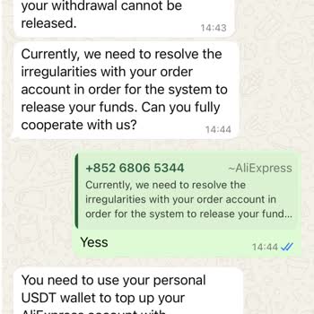 Aliexpress Görev Uygulamasında Yatırdığım Parayı Çekemiyorum!