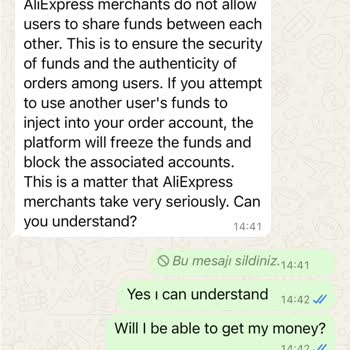 Aliexpress Görev Uygulamasında Yatırdığım Parayı Çekemiyorum!