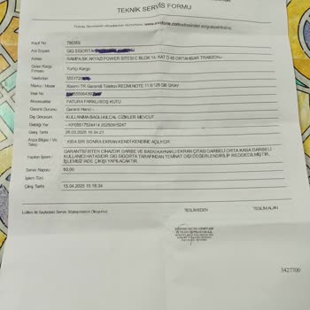 Garanti Kapsamı Dışında Bırakılan Ekran Arızası Ve Mağduriyet