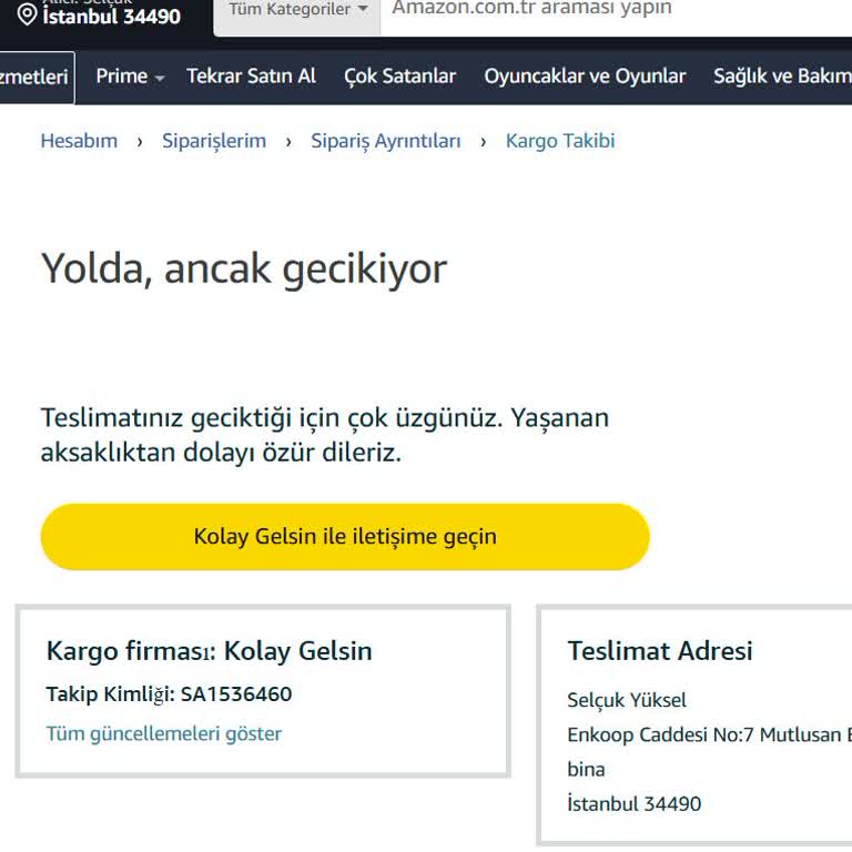 Kargo Şirketi Sürekli Teslimat Sorunu Yaşatıyor