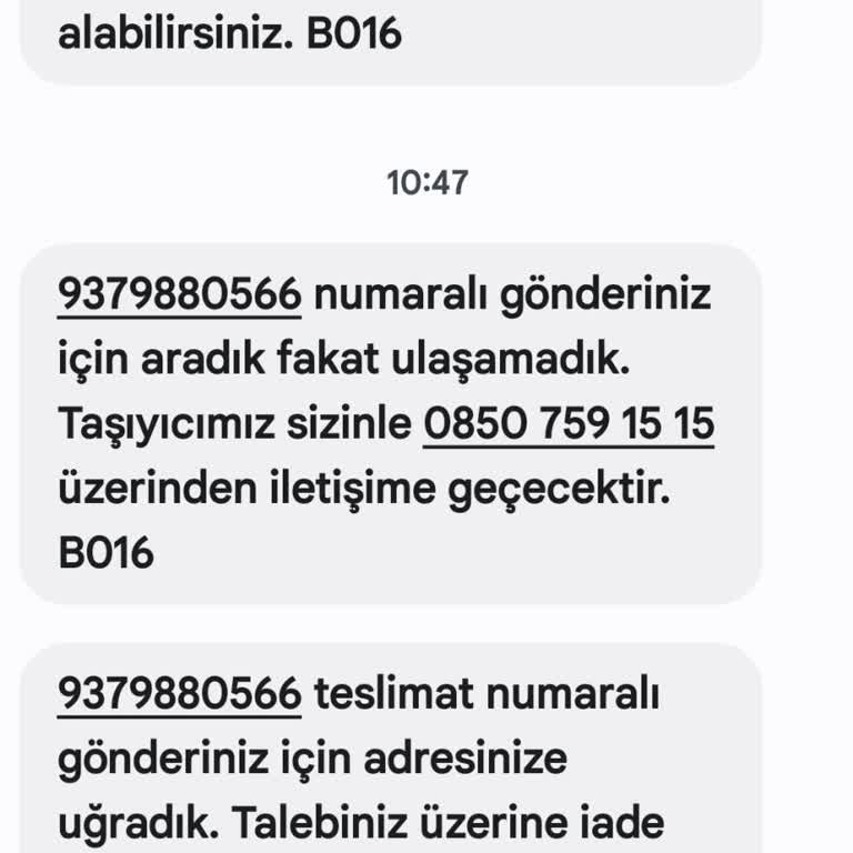 Teslim Edilmeyen Sipariş İçin Trendyol Express'ten Şikayetçiyim