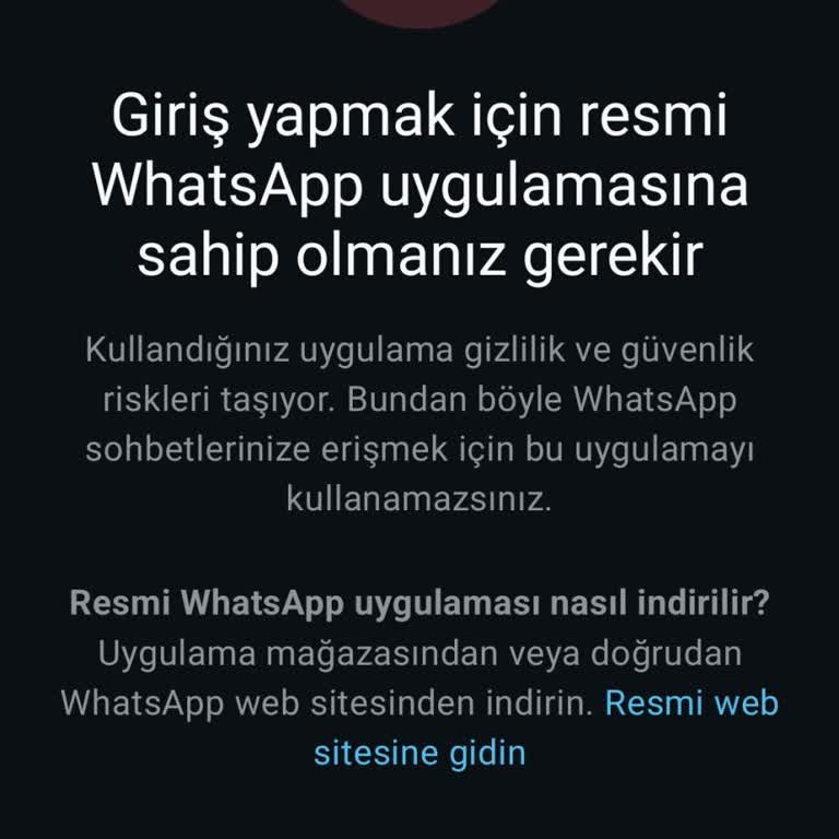 WhatsApp Uygulamasına Kendi Numaramla Giremiyorum