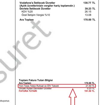 Vodafone'dan Eski Hatta Haksız Ek Ücret Ve Müşteri Hizmetlerinde Mağduriyet