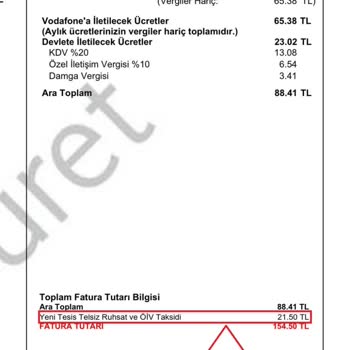 Vodafone'dan Eski Hatta Haksız Ek Ücret Ve Müşteri Hizmetlerinde Mağduriyet