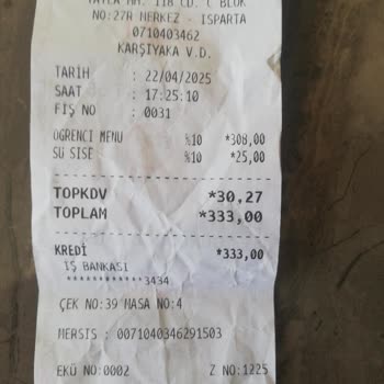 Öğrenci Menüsünde Fiyat Yanıltması Ve Fazla Ücret Alımı