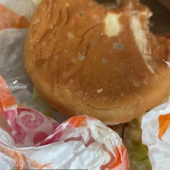 Burger King Küflenmiş Ekmek / Hiçe Sayılan İnsan Sağlığı