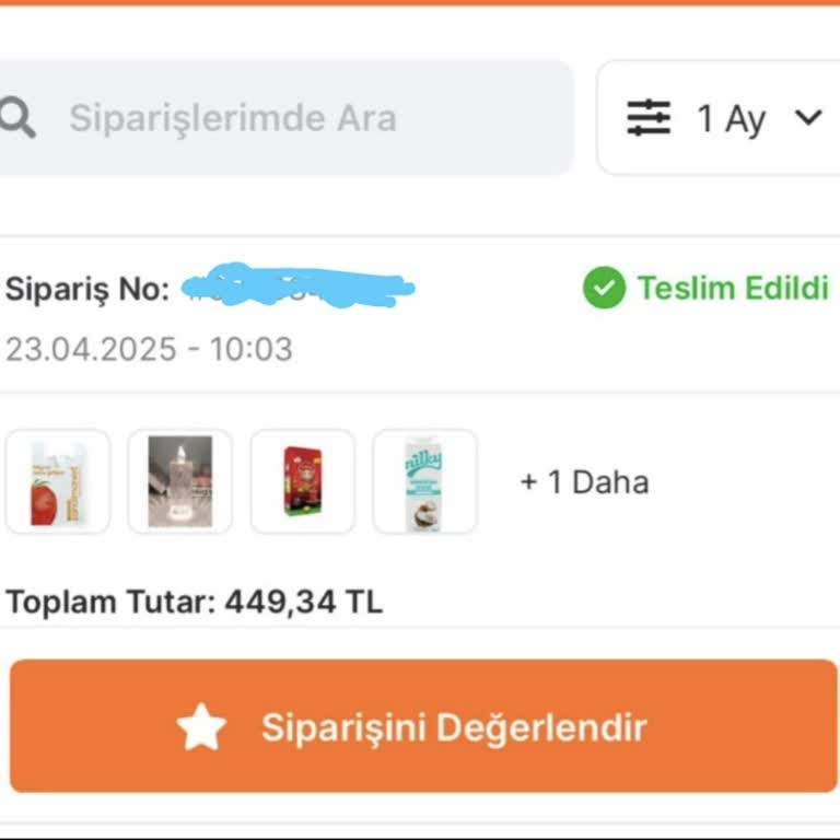 Migros Sanal Markette Teslim Edilmeyen Siparişin Ücreti İade Edilmiyor
