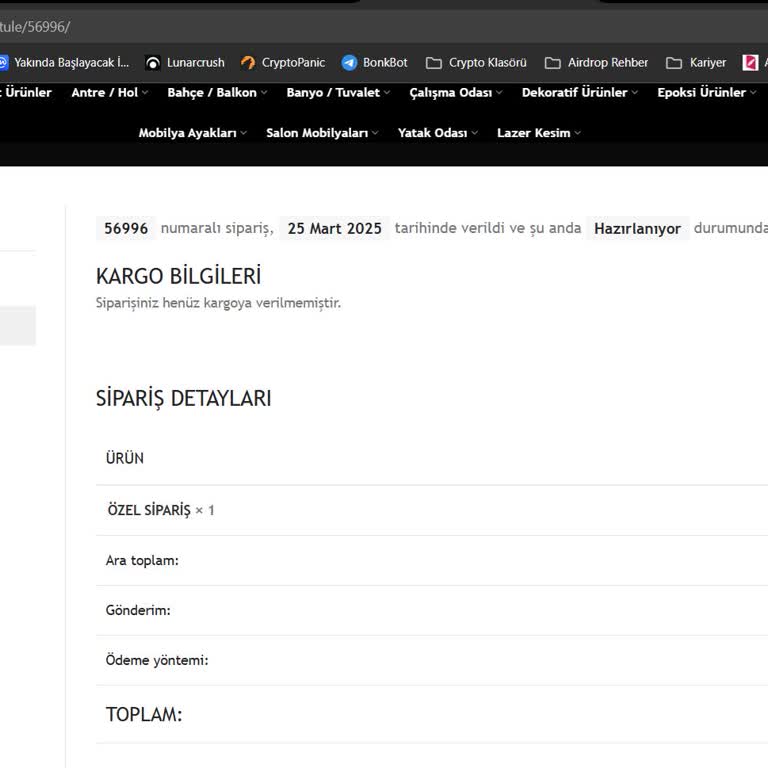 Bir Ayda Teslim Edilmeyen Sipariş Ve Bilgi Eksikliği