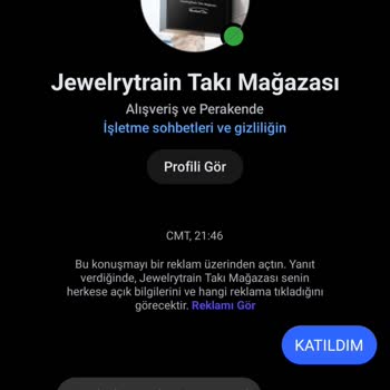 Jewelrytrain Takı Mağazası Şikayeti