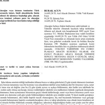 Sigorta Şirketinden Haksız Araç Mahrumiyet Bedeli Talebi