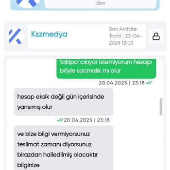 Satın Aldığım Instagram Hesabında Takipçi Eksikliği Ve Destek Sorunu