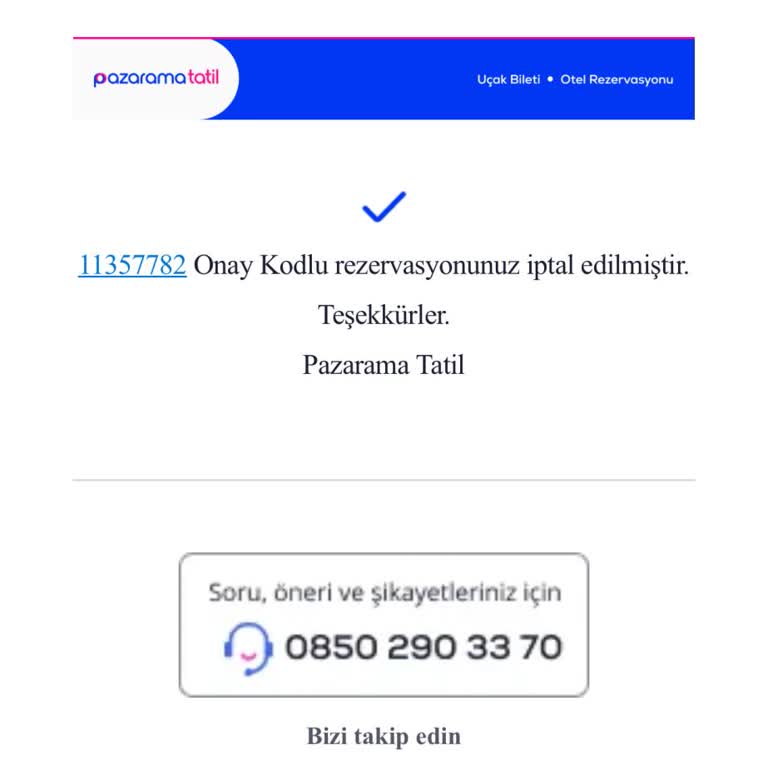 Otel Rezervasyonu İptalinde İade Gecikti, Borcum Silinmedi Mağdur Oldum