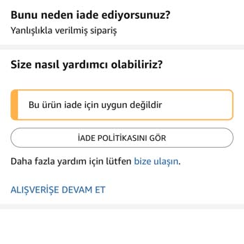 Yanlış Siparişin İadesinde Kargo Teslimatı Nedeniyle Mağduriyet